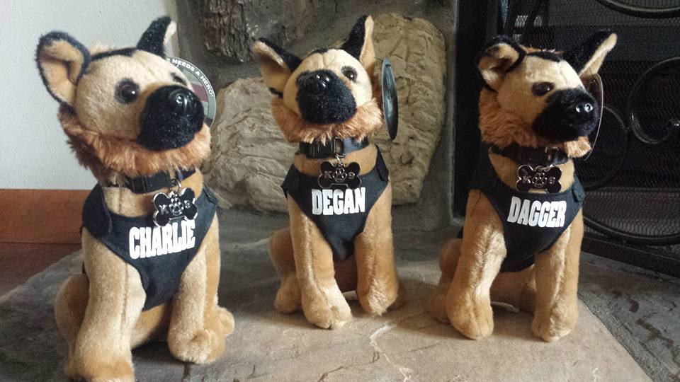 police dog stuffed animal